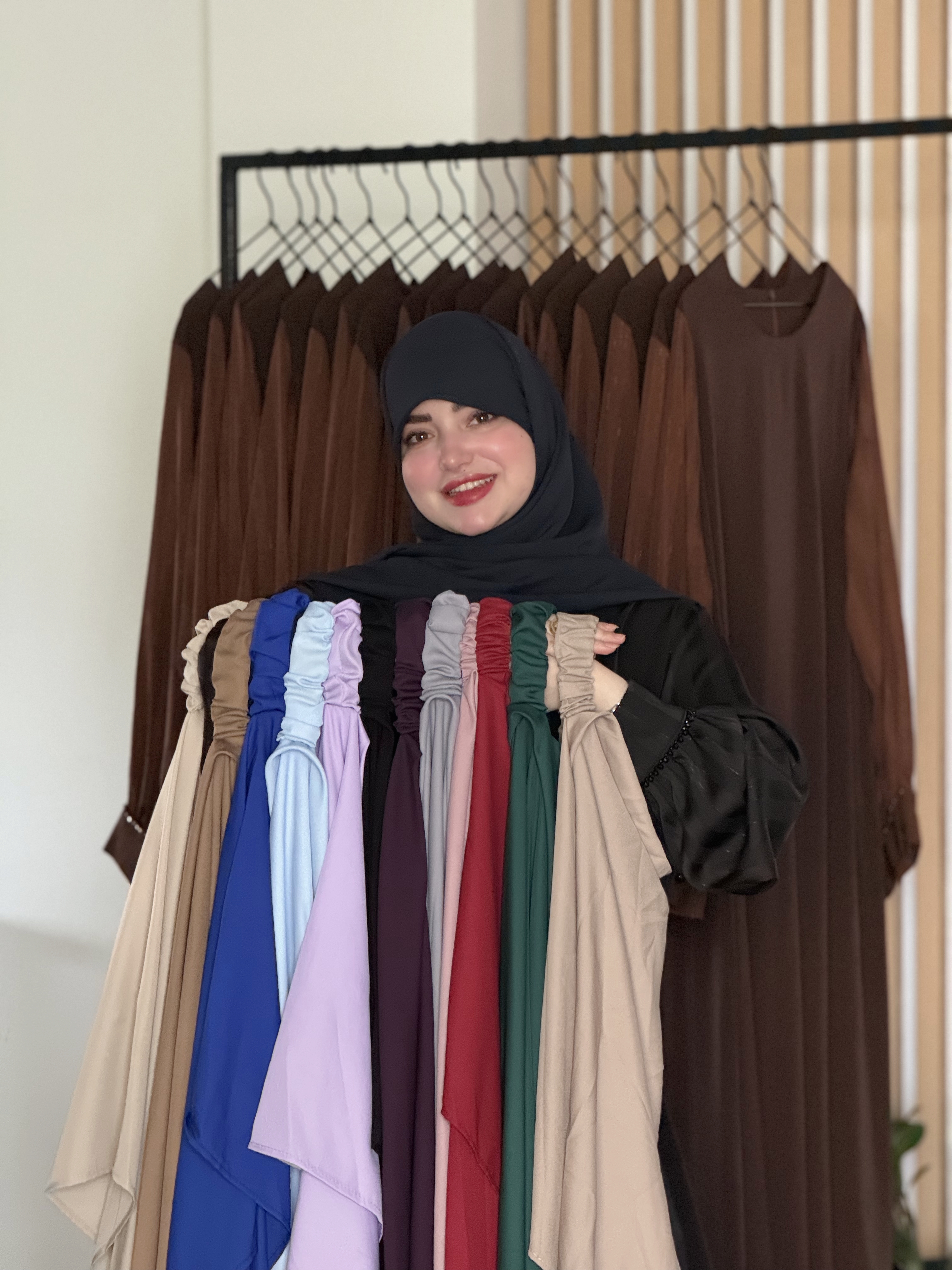 روسری کش دار کرپ اصل